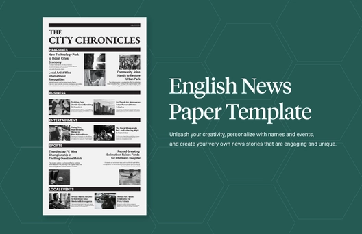 English News Paper Template