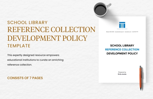 School Library Reference Collection Development Policy Template