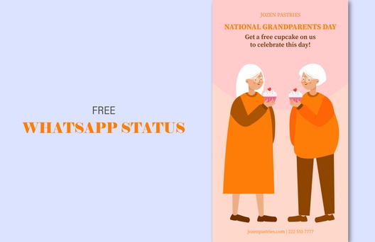 National Grandparents Day  Whatsapp Status