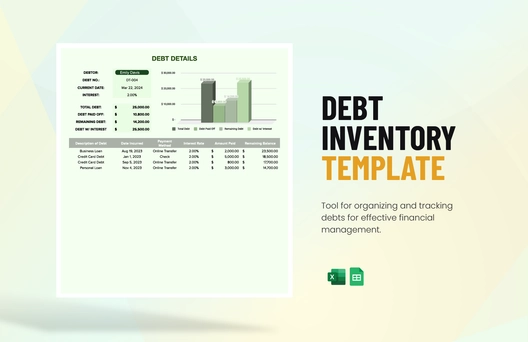 Debt Inventory Template
