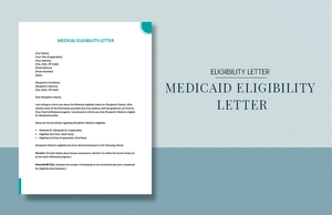 Medical Eligibility Letter