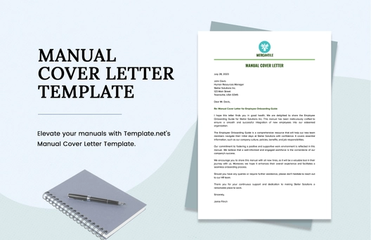 Manual Cover Letter Template