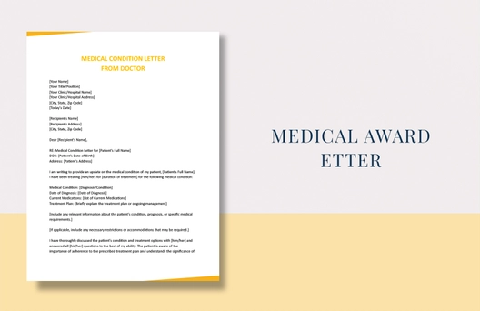 Medical Condition Letter From Doctor Medical Condition Letter From Doctor