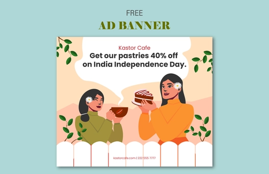 India Independence Day Ad Banner Template