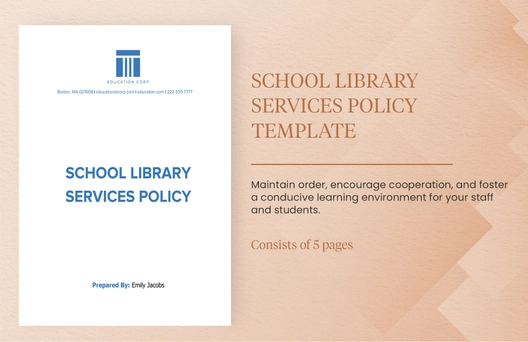 School Library Services Policy Template