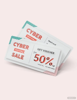 Cyber Monday Coupons Template