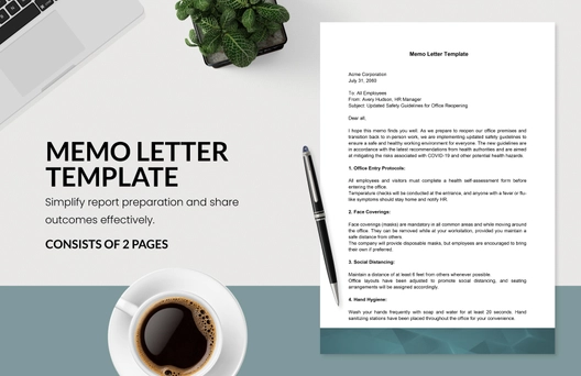 Memo Letter Template