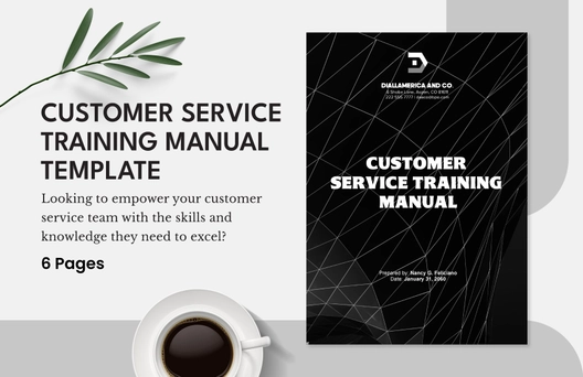 Customer Service Training Manual Template