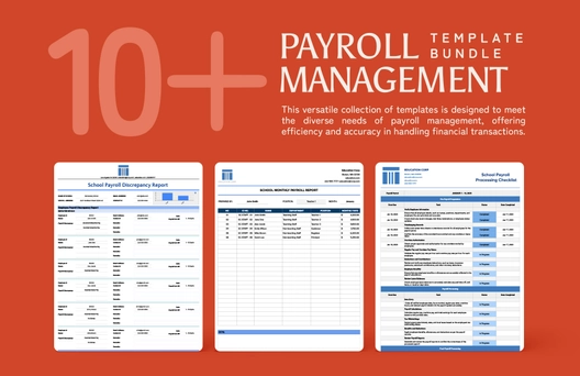 10+ Payroll Management Template Bundle