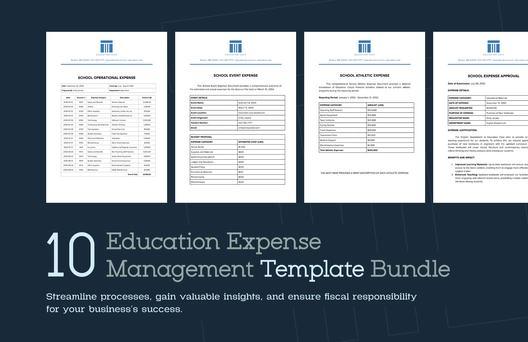 10 Expense Management Template Bundle