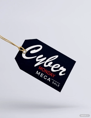 Cyber Monday Tag Template