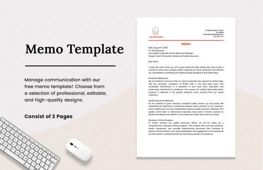 Memo Template