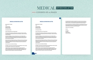 Medical Separation Letter