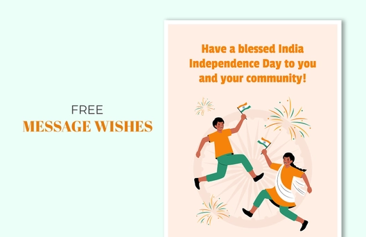 India Independence Day Message Wishes Template India Independence Day Message Wishes Template