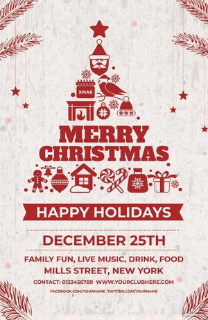 Creative Christmas Poster Template