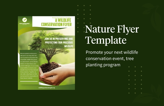 Nature Flyer Template