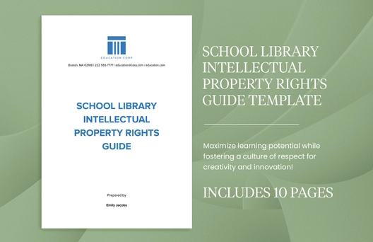 School Library Intellectual Property Rights Guide Template