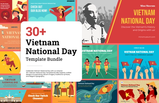 30+ Vietnam National Day Template Bundle