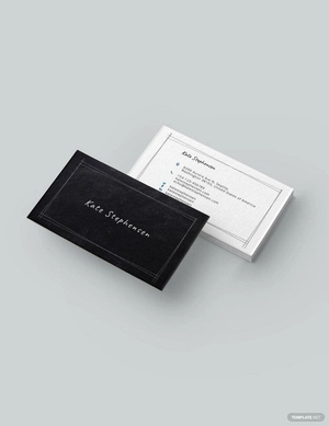 Chalkboard Teacher Business Card Template