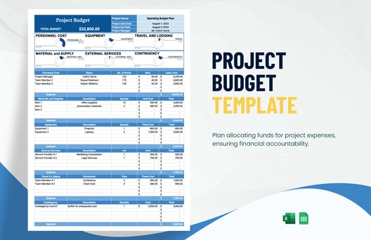 Project Budget Template