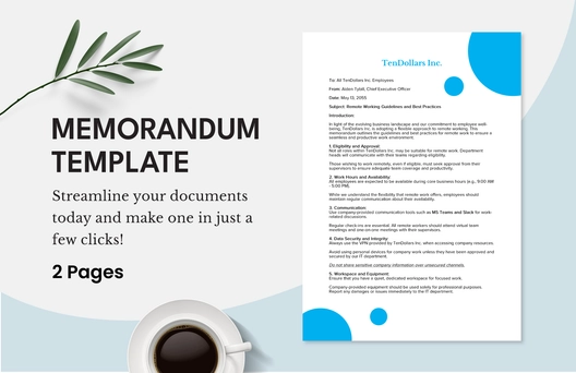 Memorandum Template Memorandum Template