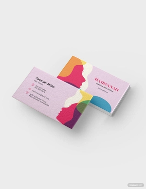 Creative Salon Business Card Template