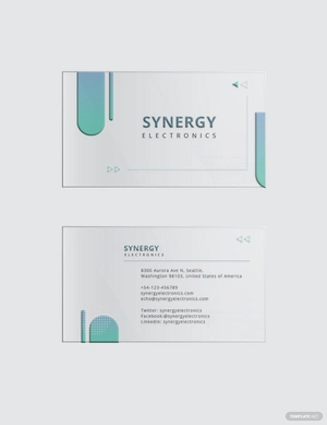 Creative Transparent Business Card Template