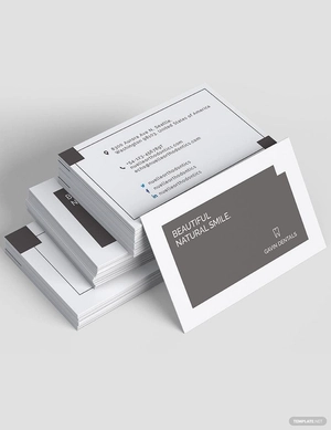 Dentist Business Card Template
