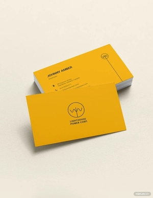 Electrician Business Card Template
