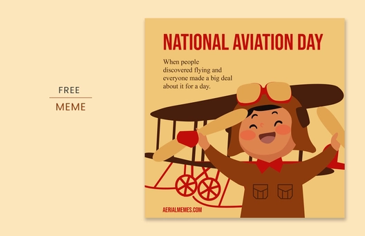 National Aviation Day Meme