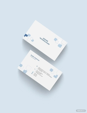 IT Company Business Card Template
