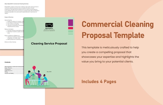 Commercial Cleaning Proposal Template