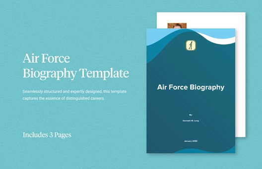 Air Force Biography Template