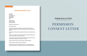 Permission Consent Letter