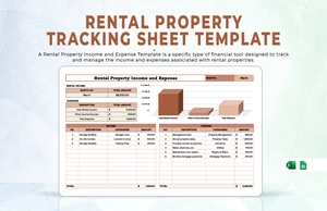 Rental property Income and Expense Template