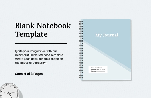 Blank Notebook Template