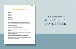 Family Medical Leave Letter