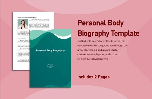 Personal Body Biography Template