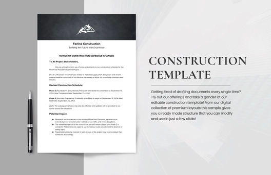 Construction Template
