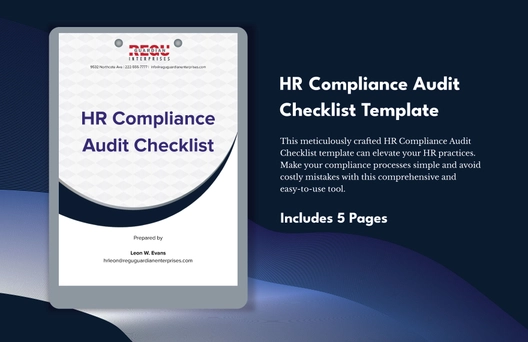 HR Compliance Audit Checklist Template HR Compliance Audit Checklist Template