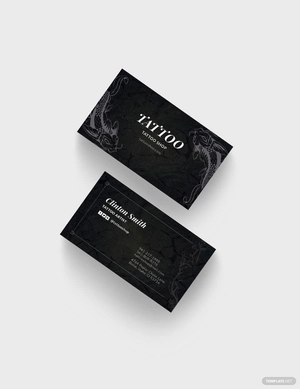 Tattoo Artist Business Card Template