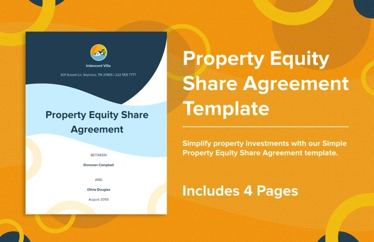 Simple Property Equity Share Agreement Simple Property Equity Share Agreement