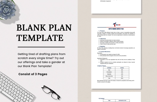 Blank Plan Template