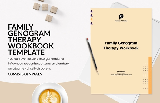 Family Genogram Therapy Workbook Template