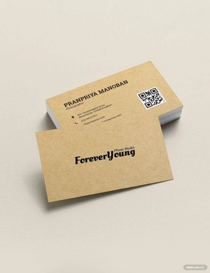 Vintage Style Business Card Template