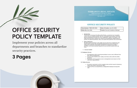Office Security Policy Template