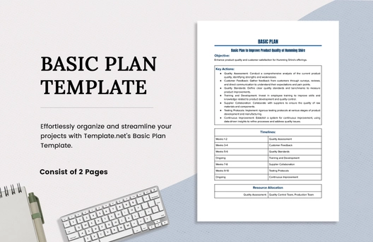 Basic Plan Template