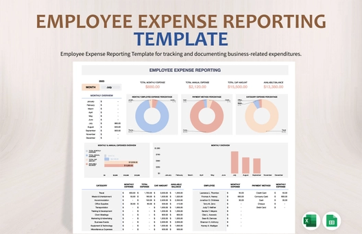 Employee Expense Reporting Template