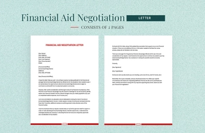 Financial Aid Negotiation Letter