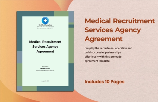 Medical Recruitment Services Agency Agreement